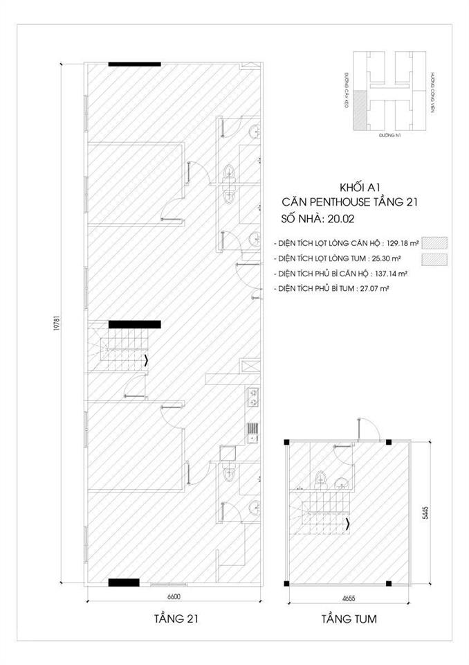 10 căn penthouse giá gốc cđt căn hộ đạt gia residence 4pn 4wc, 2 tầng, 165m2, chỉ từ 5tỷ/căn