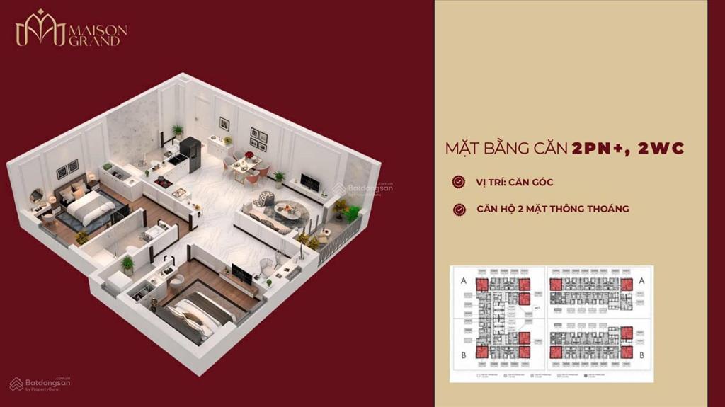 Chuyển nhượng căn góc maison grand  giá 2.85 tỷ (bao sổ),  0909 444 ***
