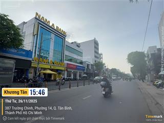 Mặt tiền trường chinh 8x35m, ctxd hầm 10 tầng, đoạn đẹp giữa hoàng hoa thám  nguyễn thái bình