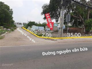 Bán đất 2 mặt tiền nguyễn văn bứa 2650m2 giá 14 tr/m2