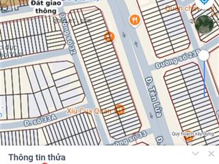 Bán đất tại đường tên lửa, bình trị đông b, bình tân, 6,8 tỷ, 81m2
