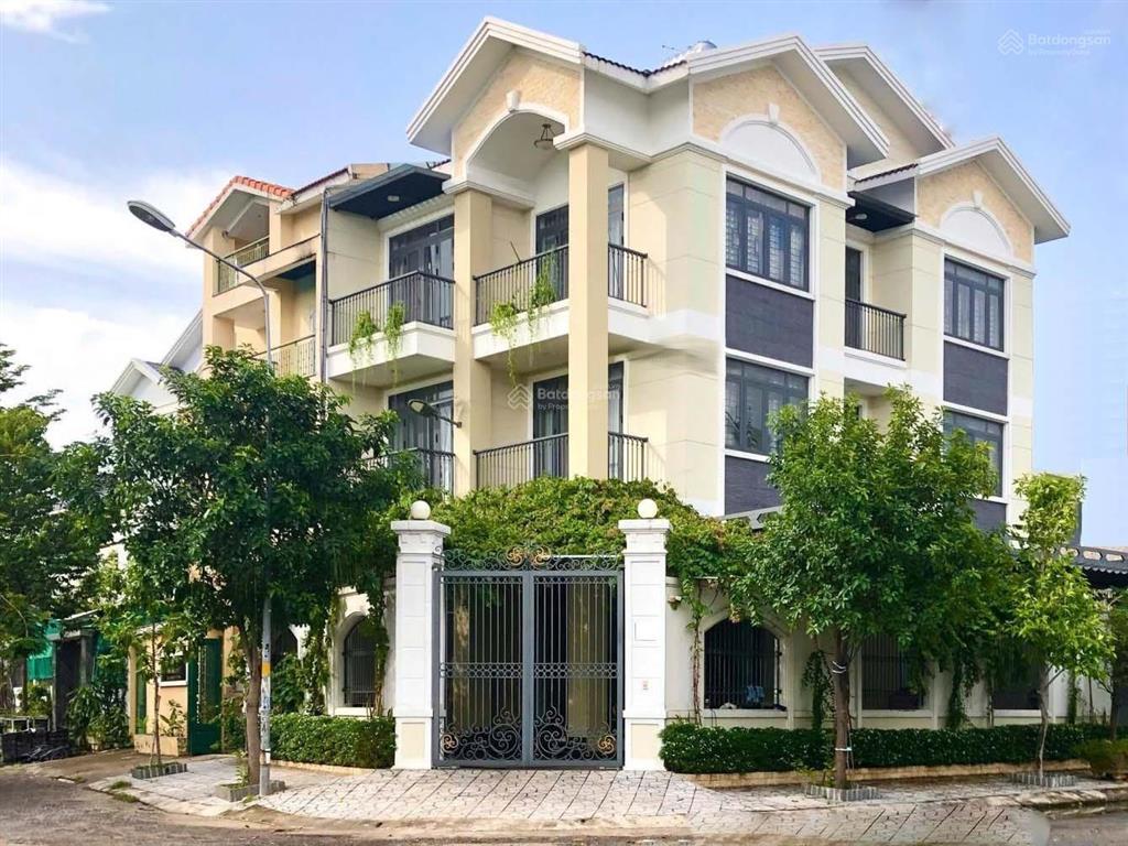 Bán nhà 4 tầng góc 2 mặt tiền đường 16m |dtsd 385m2| gần sông công viên đặng thùy trâm bình lợi qbt