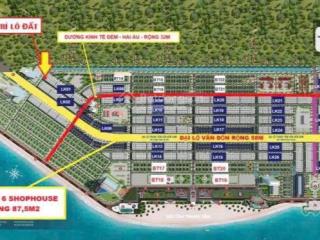 Vân đồn thành đặc khu, bán đất lk phương đông, cách biển 50m đối diện chung cư, dt87,5m giá 3,1 tỷ