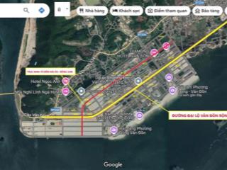 Đất biệt thự biển phương đông vân đồn, 300m2 mặt tiền 15m view kênh sinh thái, giá đầu tư 25tr/m2