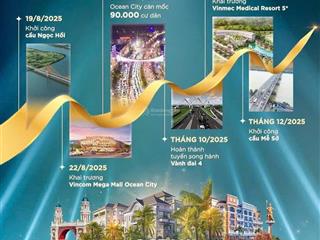 Căn phố biển đông nam 80m2, rẻ nhất dự án vinhomes ocean park 3 hiện nay