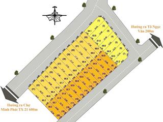 Đất nền thạnh xuân, quận 12 sổ hồng 55m2 giá 3,3 tỷ giao dịch nhanh.