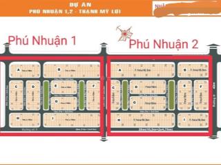 Bán đất phú nhuận 1 thạnh mỹ lợi giá chỉ 145tr/m² giá tốt. đường lớn 12m thanh khoản cao
