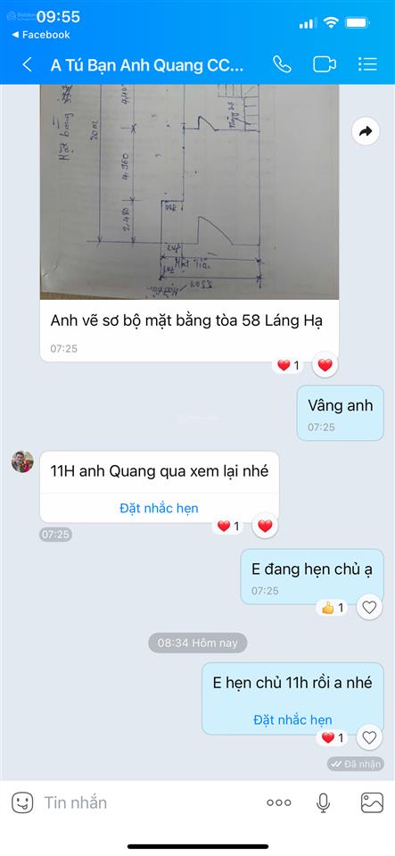 Bán toà chdv phố tam khương  đống đa, ngõ thông. dt 65m2 x 9 tầng. dt 1.1 tỷ / năm