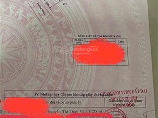 Chính chủ kẹt vốn kinh doanh và ngân hàng nên cần bán gấp lô đất ở