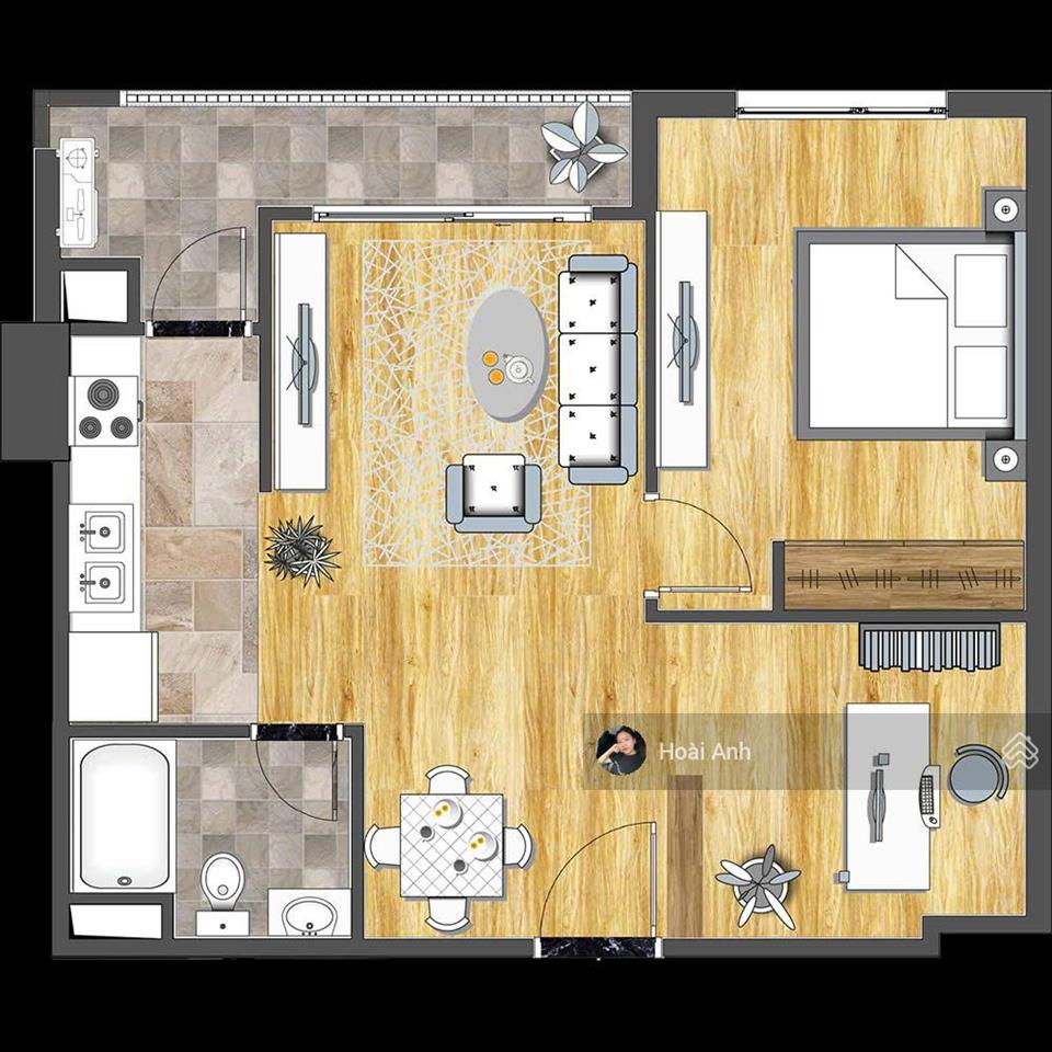 Chính chủ bán cc 6th element căn hộ 01 pn + 01, full đồ nội thất, dt 60m2, sẵn sổ giao dịch ngay