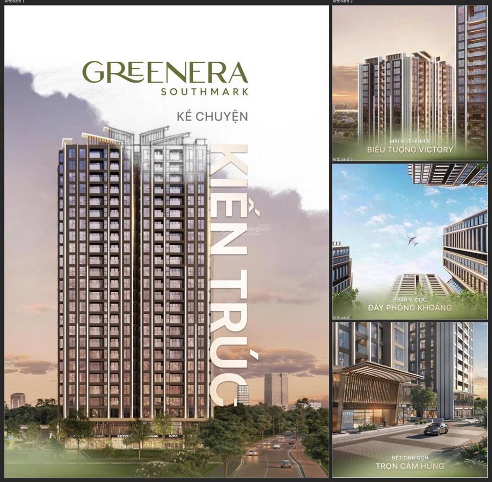 Greenera southmark em cần bán gấp căn 2 pn 76m2 hướng bắc nhìn vào trung tâm thành phố giá cực đẹp