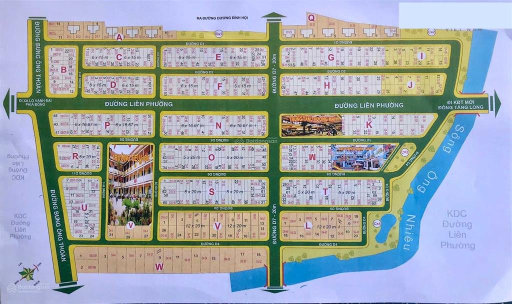 Kẹt tiền cần bán lô góc 2 mặt tiền đường kdc sở văn hóa thông tin  phú hữu, quận 9