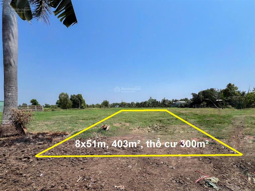 Bán đất thổ cư xã trung an củ chi, cách đường bùi thị lành 300m, diện tích lớn, giá đầu tư cực tốt