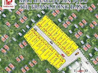 14 lô đất tại lương bằng, kim động, hưng yên, nhỉnh 800 triệu, 6280m2