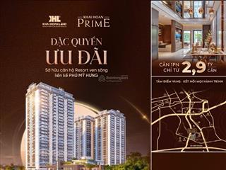 Bán các căn hộ khải hoàn prime lê văn lương nhà bè, 62m2 , 63m2, 66m2 2pn 2wc giá tốt