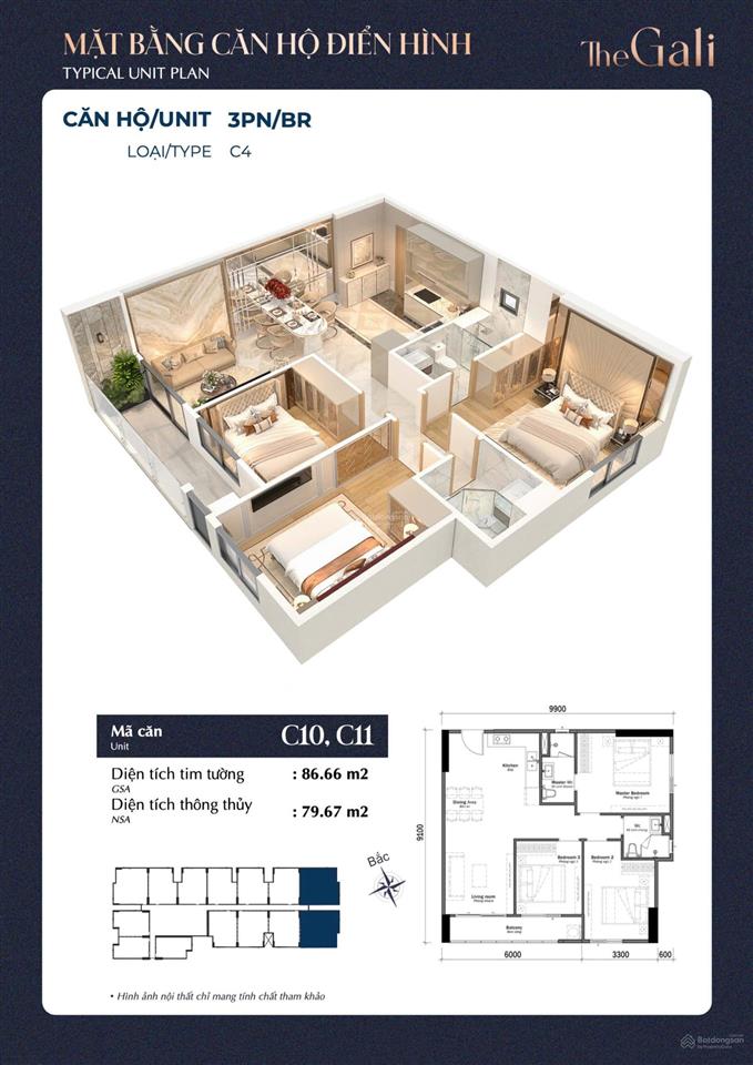 Bán căn hộ khải hoàn prime 86m2 3pn 2wc, full nội thất, giá cực tốt vốn chỉ từ 1.3 tỷ