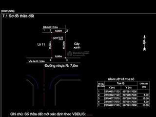 Bán lô đất tái định cư khu d bắc sông cấm 120m2. 8x15 hướng nam