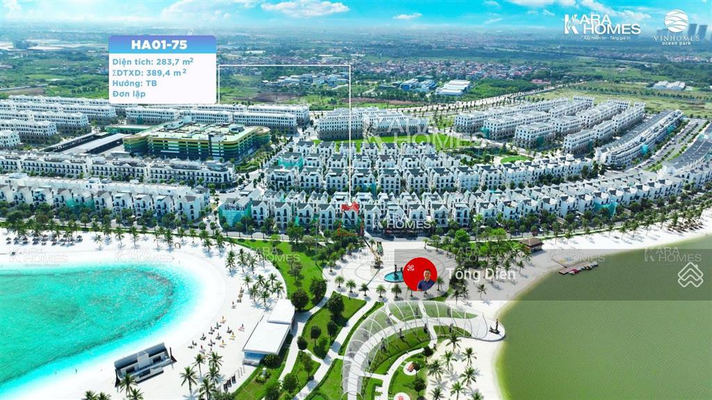 Tống diễn 0944 866 ***. bán bt đơn lập đối diện quảng trường cá voi, view biển hồ đẳng cấp