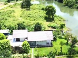 Chuyển nhượng lô đất bám hồ. bám đường bê tông tại hòa sơn cho nhà đầu tư phân lô