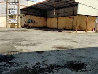 Cho thuê 940m2 (kho) + 200m2 (sân)  đường hồ ngọc lãm  kinh dương vương  cont40f, có pccc