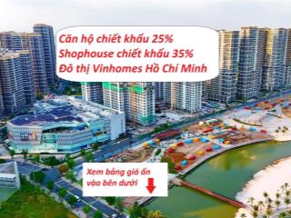 Giỏ hàng shophouse trực tiếp chủ đầu tư ck đến 35%...