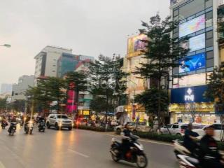 Bán nhà mặt phố hoàng quốc việt, cầu giấy dt 66m2, nhà xây 5 tầng, mặt tiền 4m, hai mặt đường
