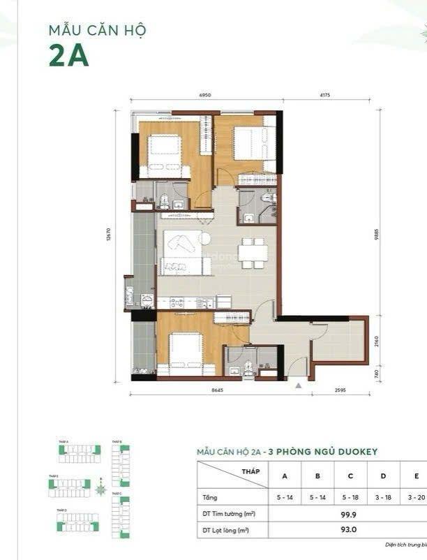Bán căn 3pn 3wc mt eastmark city 99,9m2 duokey giá chỉ 4,9tỷ sổ sẵn  0939 303 *** xem nhà