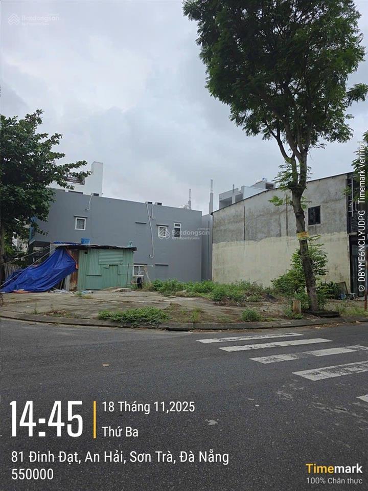 Lô góc đinh đạt 265m2 ngang 16m view biển võ nguyên giáp mỹ khê đẹp rẻ
