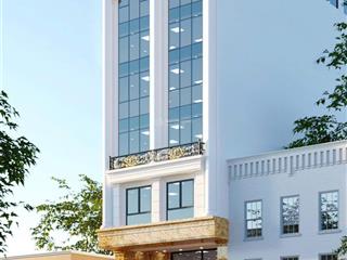 Bán toà nhà văn phòng 9 tầng  mặt phố khuất duy tiến  vị trí vàng 215m mt9mgiá 160 tỷ