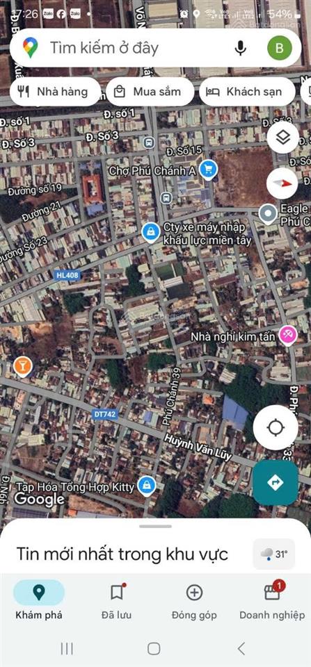 Đất đẹp 6x19m giá chỉ 2ty350 tr cách đt 742 tầm 30mét chợ phú chánh a 300mét phường bình dương