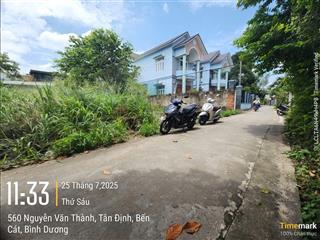 Đất đẹp định hòa rẻ  đường ôtô thông thông thoáng dân đông hiện hữu dt 6x15m thổ cư 60m2 1tỷ680