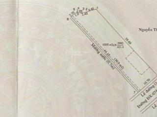 Mặt tiền đxđịnh hoà thông mỹ phước tân vạn 100m  đường nhựa 6m hướng đông nam, dt 10,7 x 39,68m