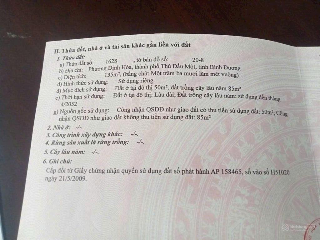 Bđs đẹp 7x19.5m mặt tiền đx nhựa 10m gần 2 bệnh viện 1500 giường và phương chi vị trí đẹp đất cao