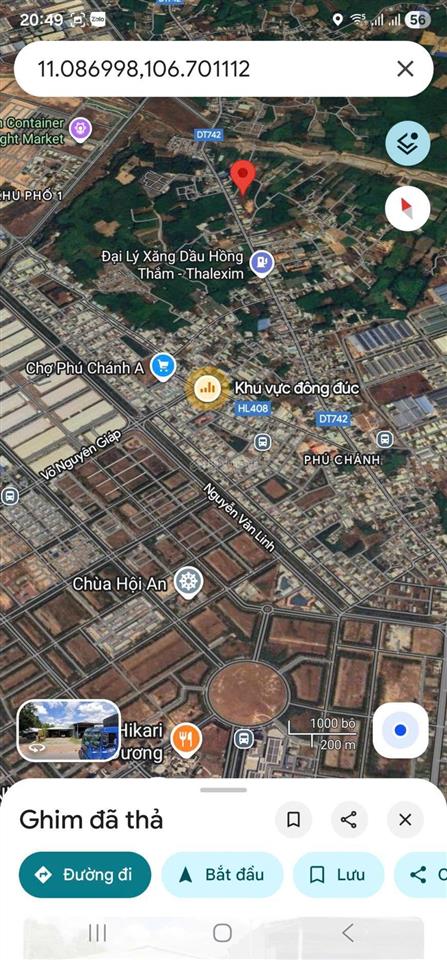 Giá siêu tốt chỉ 1tỷ990/nền nhanh tay có 3 nền liền kề đường 8m 1/huỳnh văn lũy phường bình dương