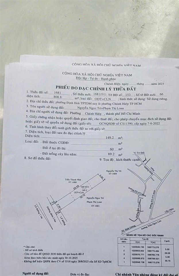 Định hoà nhựa 7m 149m2 mà giá chỉ 2ty250tr dân cư đông gần trường chợ chỉ 300mét 5x29 thổ cư 60m
