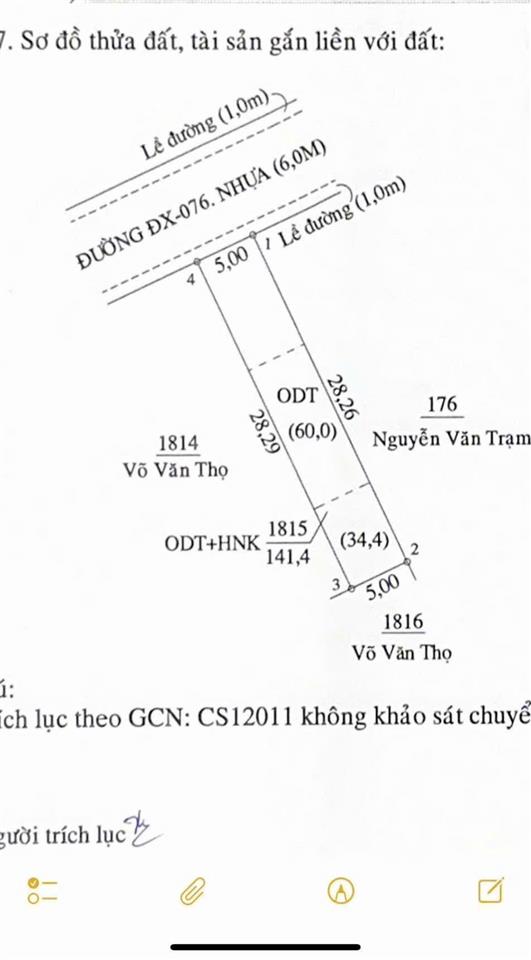 Mặt tiền dx 076 định hoà 5x28 nhựa 7m ngay gần bệnh viện phương chi, bệnh viên 1500 giường 500m