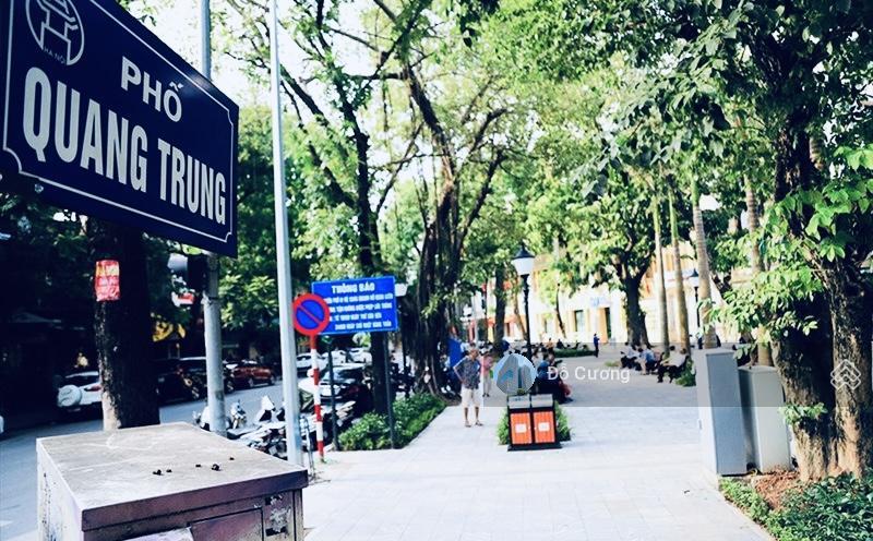 Cực hiếm  cần bán gấp nhà mặt phố quang trung, hoàn kiếm  lô góc 2 mặt phố  565m2 x 8t + mt 21m