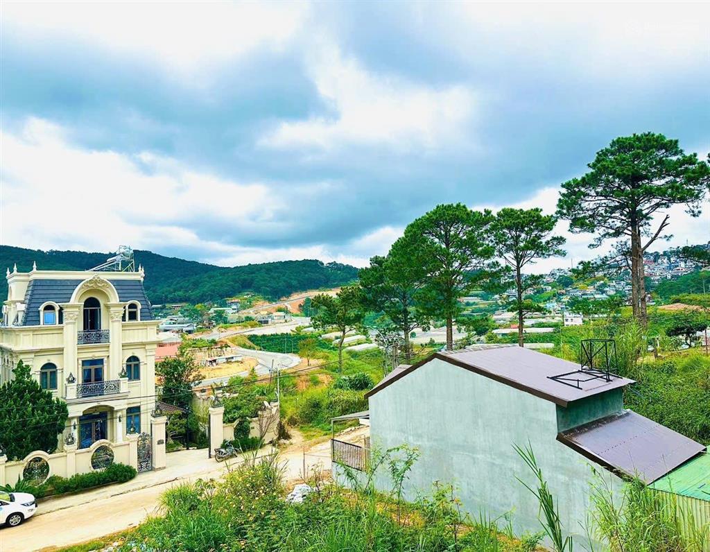 Bán đất tặng nhà 2 mặt tiền kqh an sơn 230m2 vuông vức view thung lũng rừng thông