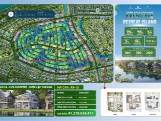 Bán căn đơn lập r915 eco retreat 41,2 tỷ ( 417m )