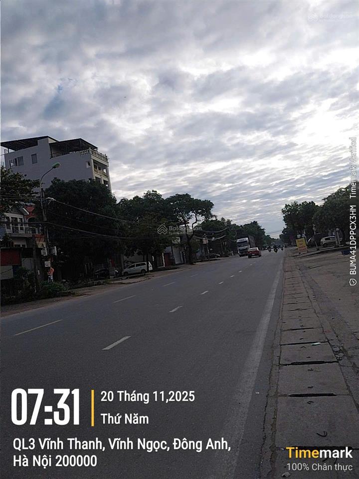 Mặt phố lộc hà ql3 đông anh, 198/246m2 mt 5.5m 30 tỷ