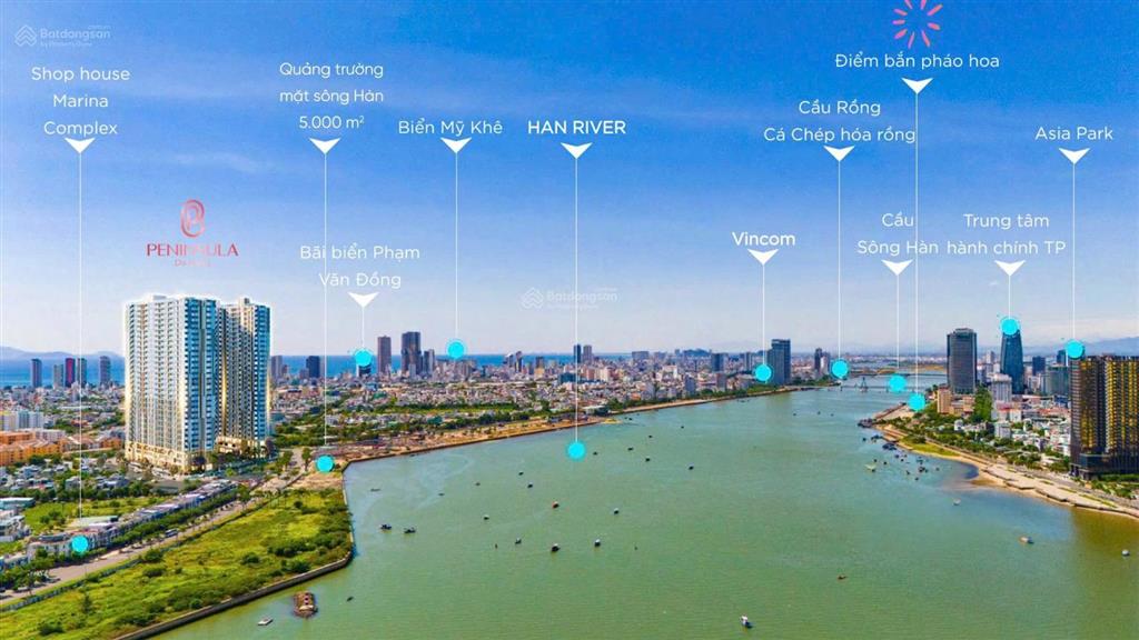 Peninsula da nang  top list 10 căn hộ sông hàn view pháo hoa, mở bán giỏ hàng tầng đẹp nhất từ cđt