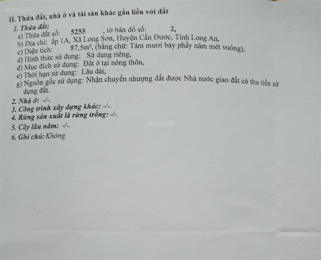 Đất đt830 long sơn long an 4,5x20m, giá 1,5 tỷ