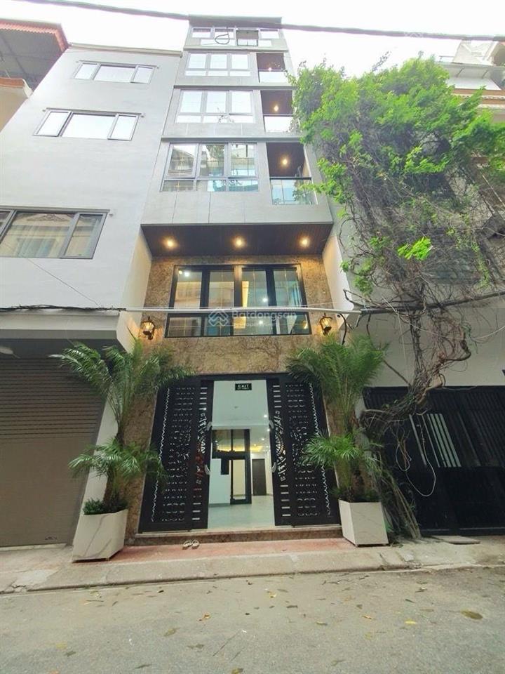 Xuân la ô tô tránh, vỉa hè, khu phân lô quân đội. dt 58m2*7 tầng mt 4.2m, thang máy pccc, 12 phòng