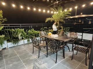 Toà vp 120m2 10 tầng, 9 nổi 1 hầm, mt 6m, oto tránh vỉa hè rộng. toà vp wieu hồ tây