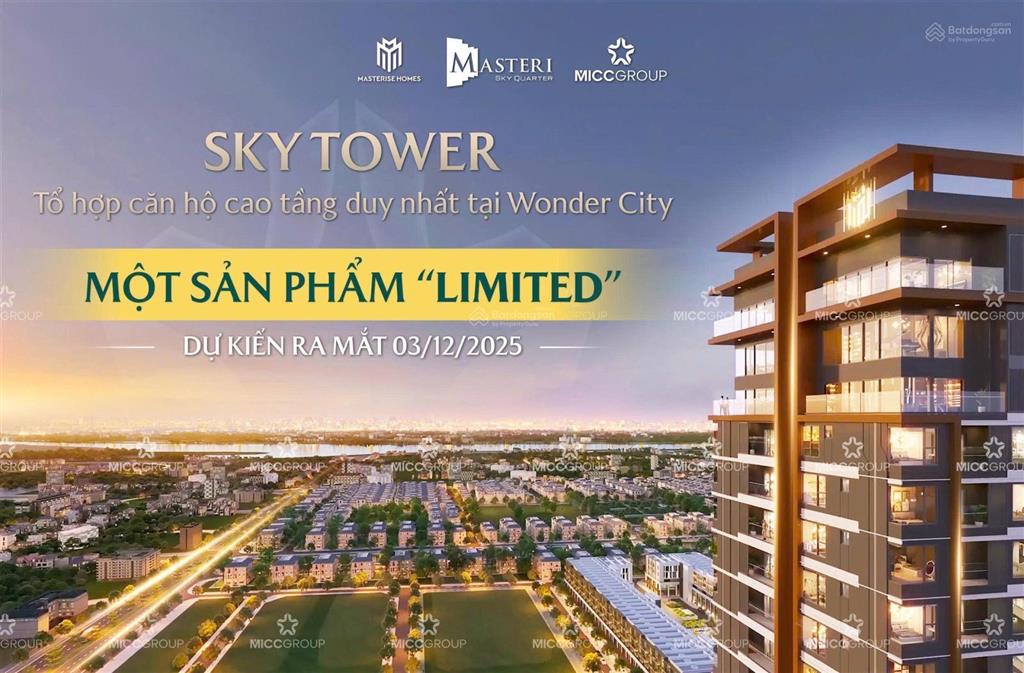 Mở bán chung cư cao cấp masterise homes dự án vinhomes wonder city đan phượng