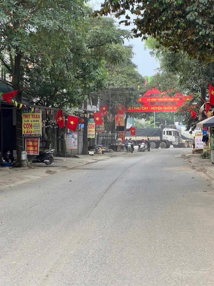 Cần bán 100m tái định cư vai réo xã phú cát . cam kết giá đang rẻ nhất khu vực .