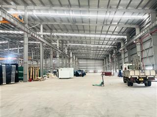 Cho thuê xưởng 10.000 m2 (có ngăn) trong kcn thuận thành. đầy đủ pccc. thành lập dn fdi. giá 90k/m2