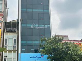 Cần tiền hạ gấp 11 tỷ, tòa vp 10 tầng mặt phố văn cao, dt 101m2 mt 6m giá 77 tỷ
