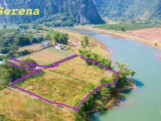 Siêu phẩm bám sông bôi gần 100m có bãi bồi đẹp nhất kim bôi, giá chỉ 1trx/m2 thôi ạ