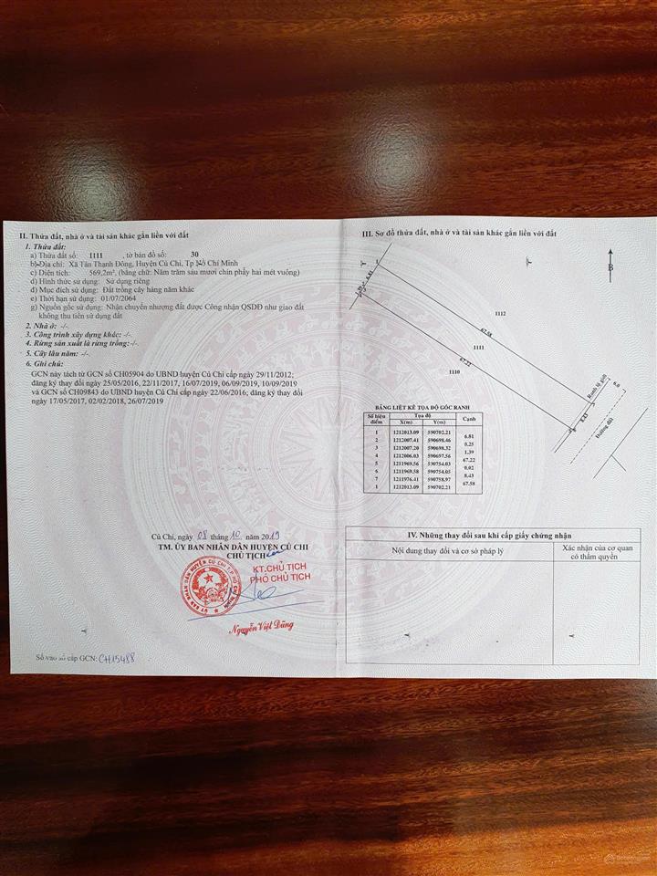 Bán 4 lô đất liền kề 506m2 ngang 8.45mx67m đã san lấp 4 tr/m2 đất hnk xã tân thạnh đông, củ chi